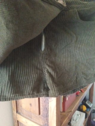 Falda pantalón Zara verde militar Talla S