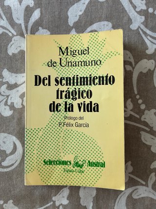 Del sentimiento tragico de la vida