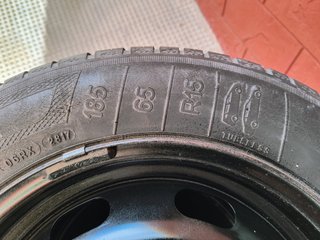 4 Ruedas Completas con Neumáticos 185/65/15