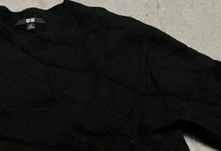 Jersey de lana 100% negro