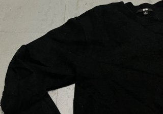 Jersey de lana 100% negro