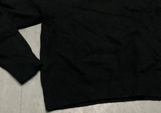 Jersey de lana 100% negro