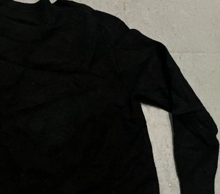 Jersey de lana 100% negro