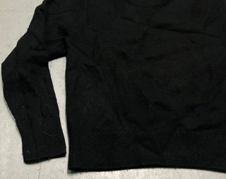 Jersey de lana 100% negro