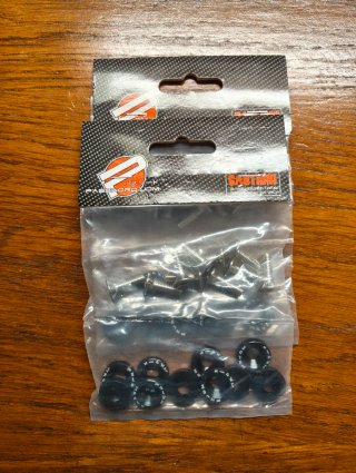 Parafusos JDM M6 Preto - Conjunto de 20
