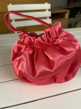 Bolso de mano para fiesta rosa fucxia
