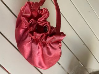 Bolso de mano para fiesta rosa fucxia