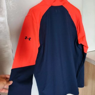Maglia Under Armour Blu e arancione