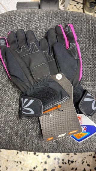 Guantes Moto Mujer Negro/Rosa Talla L