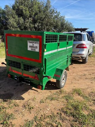 Remolque para perros de caza