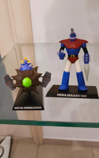 Collezione Robot Go Nagai Meka Ikkaku Oni + Nave