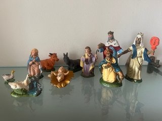 Set 10 Statuine Presepe Vintage 12 cm rif 25