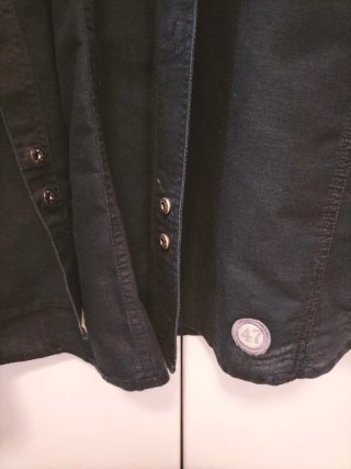 Camicia nera Wrangler taglia XXL