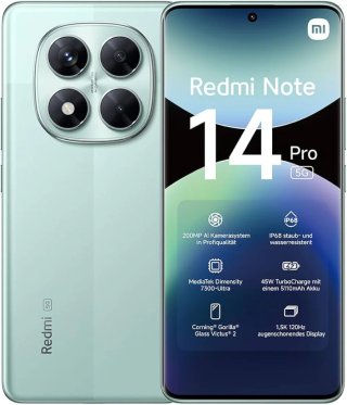 Xiaomi Redmi Note 14 Pro 5G 256GB Verde