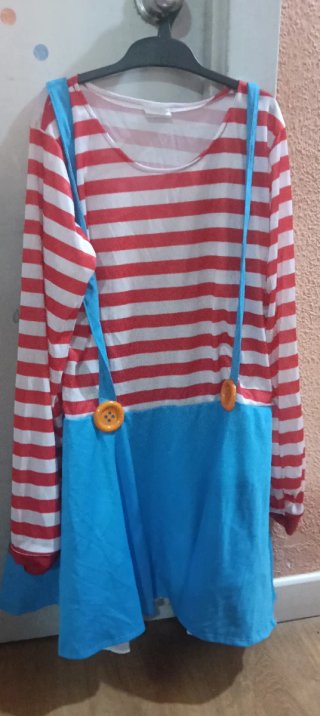 Disfraz Payaso Mujer Talla Única