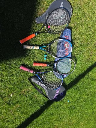 Set de 4 Raquetas de Tenis