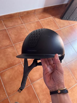 Casco Equitación Fouganza Negro