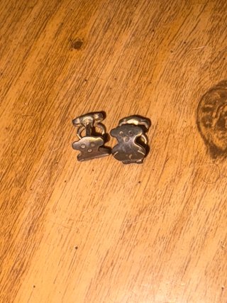 Pendientes Oso Tous plata