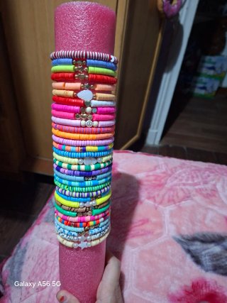 Lote Pulseras Poliméricas Hechas a Mano