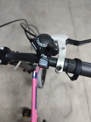 Bicicleta Plegable Rosa