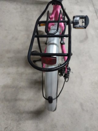Bicicleta Plegable Rosa