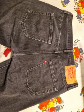 Jeans Levi's Uomo W30 L30 Grigio