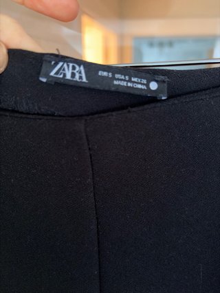 Pantalón Zara Flare Abertura Lateral Talla S