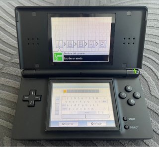 Nintendo DS Lite Nera, senza caricatore