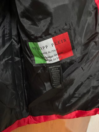 Chaleco De Lujo Negro y Rojo Talla XL