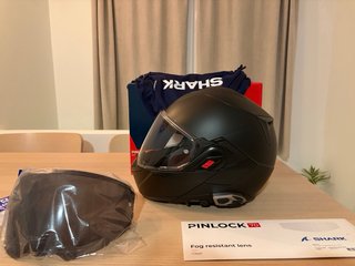 Casco Shark OXO Modular Negro Mate