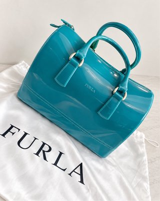 Furla Candy Bag vintage turquesa – Made in Italy