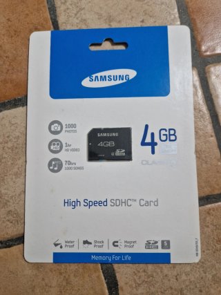 Scheda Samsung SDHC 4GB