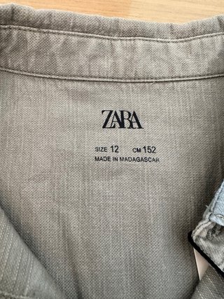 Camisa Zara Niño Talla 12 Años sin estrenar