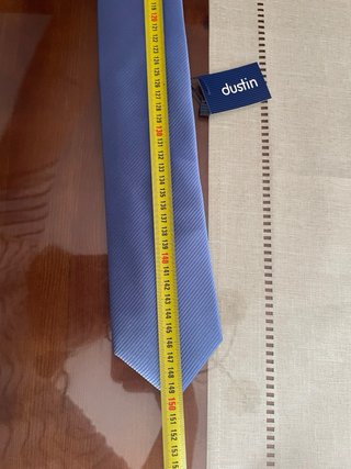 Corbata azul Dustin