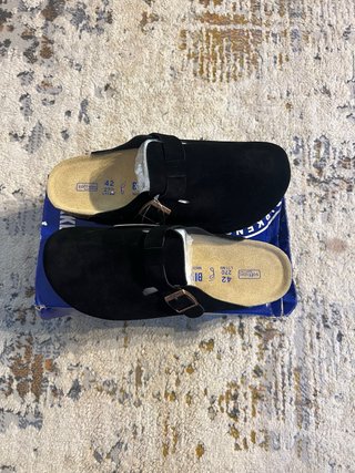 Birkenstock Boston Negras Talla 42