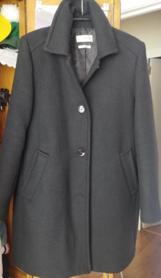 Chaquetón Mango Negro Talla L