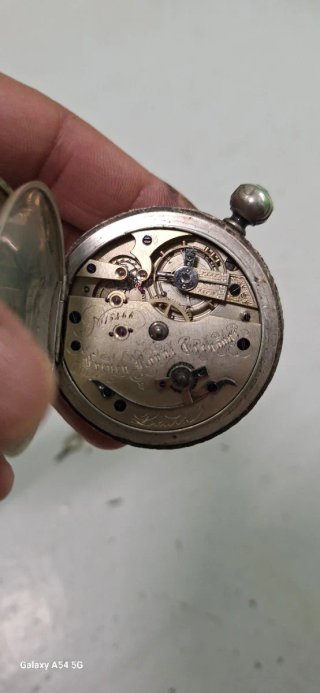 Reloj de Bolsillo Antiguo de Plata