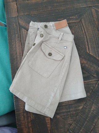 Falda vaquera Noom beige
