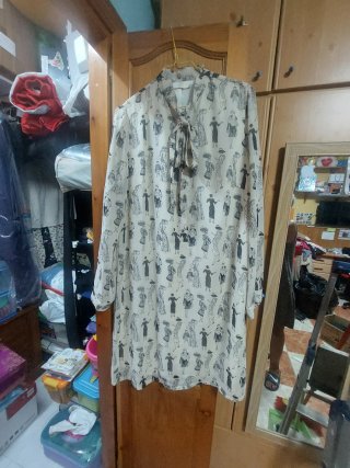 Vestido Estampado Vintage