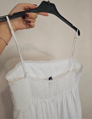 Vestido Zara Blanco