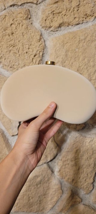 Bolso de fiesta beige