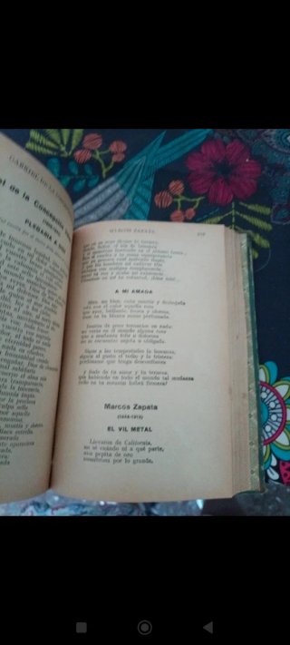 Libro antiguo poesia 1826-1926