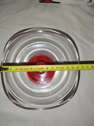 Set alzatina e porta cioccolatini in vetro