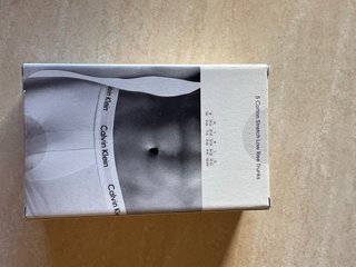 Calvin Klein pack 5 low rise trunk Algodón XL