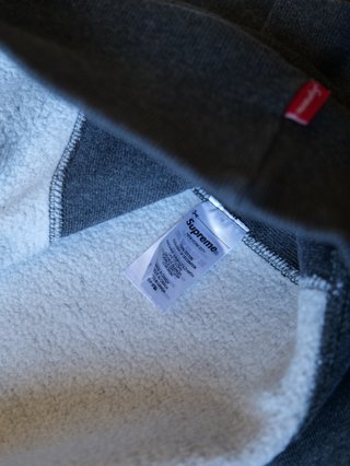 Sudadera Supreme Gris Talla XL