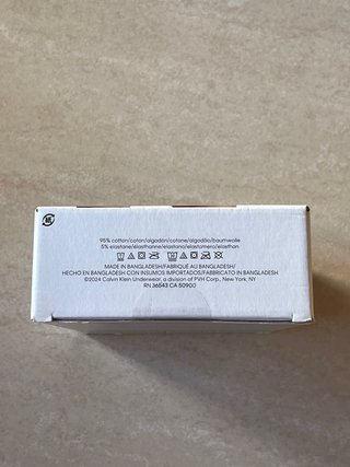 Pack 3 slips Calvin Klein algodón XL