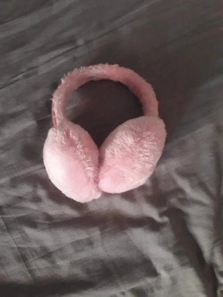 Orejeras de Peluche Rosa