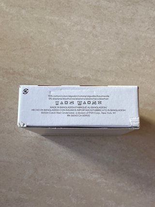 Pack 3 slips Calvin Klein algodón M