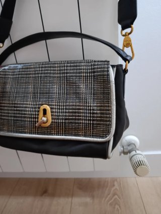 Bolso Tous Negro y Plateado