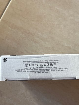 Pack 5 tangas algodón Calvin Klein S